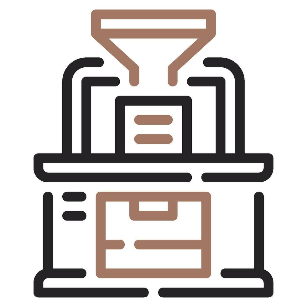 Coffee Roaster Icon Illustration, for UIUX, infographic, etc vector