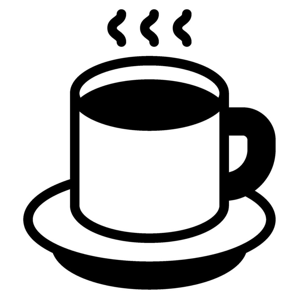 café vapor icono ilustración, para uiux, infografía, etc vector