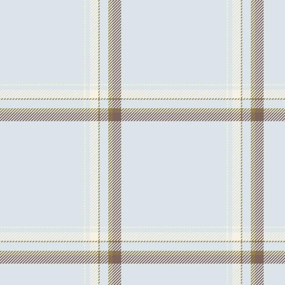 Plaid seamless pattern. Check fabric texture. Vector textile print.