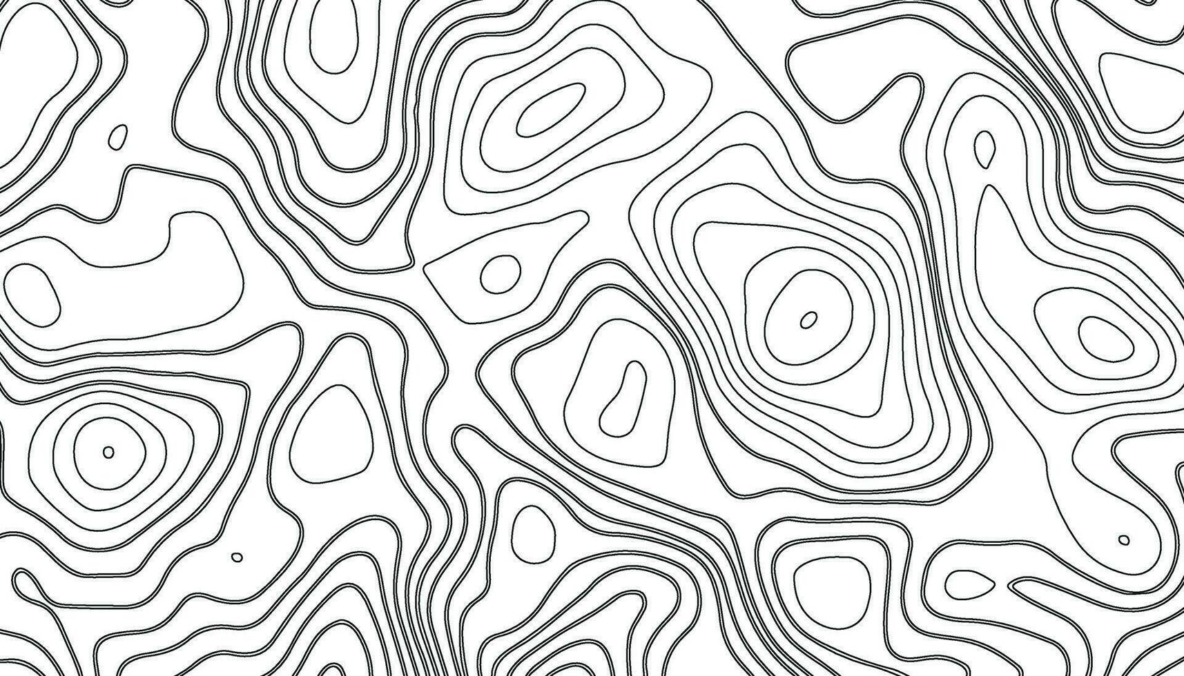 White background with topographic wavy pattern. Abstract pattern with lines vector