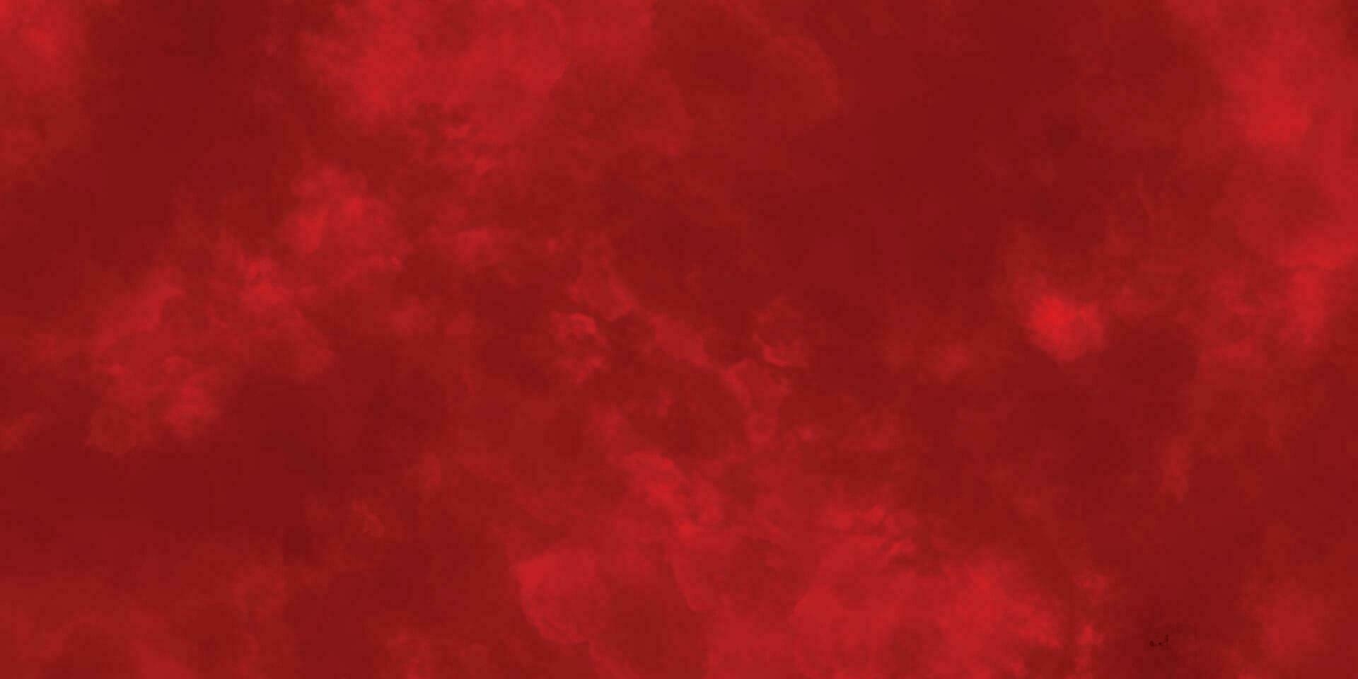 Red Grunge Scratched Texture. Red Watercolor Background vector