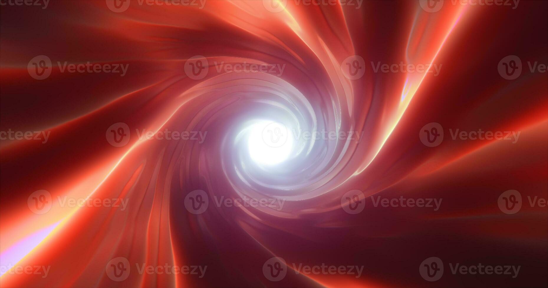 Abstract red energy tunnel twisted swirl of cosmic hyperspace magical bright glowing futuristic hi-tech with blur and speed effect background photo
