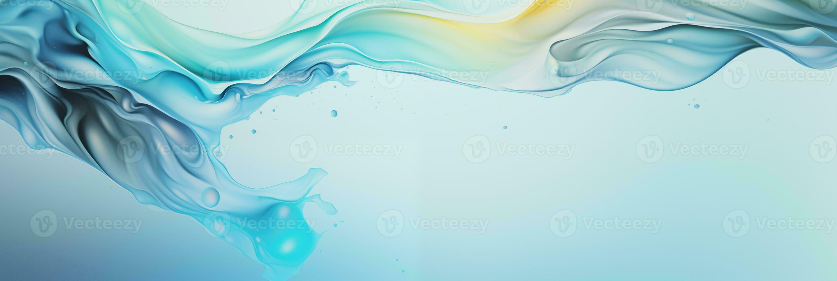 Fluid art background banner, liquid, marble, gorizontal print, space for text photo