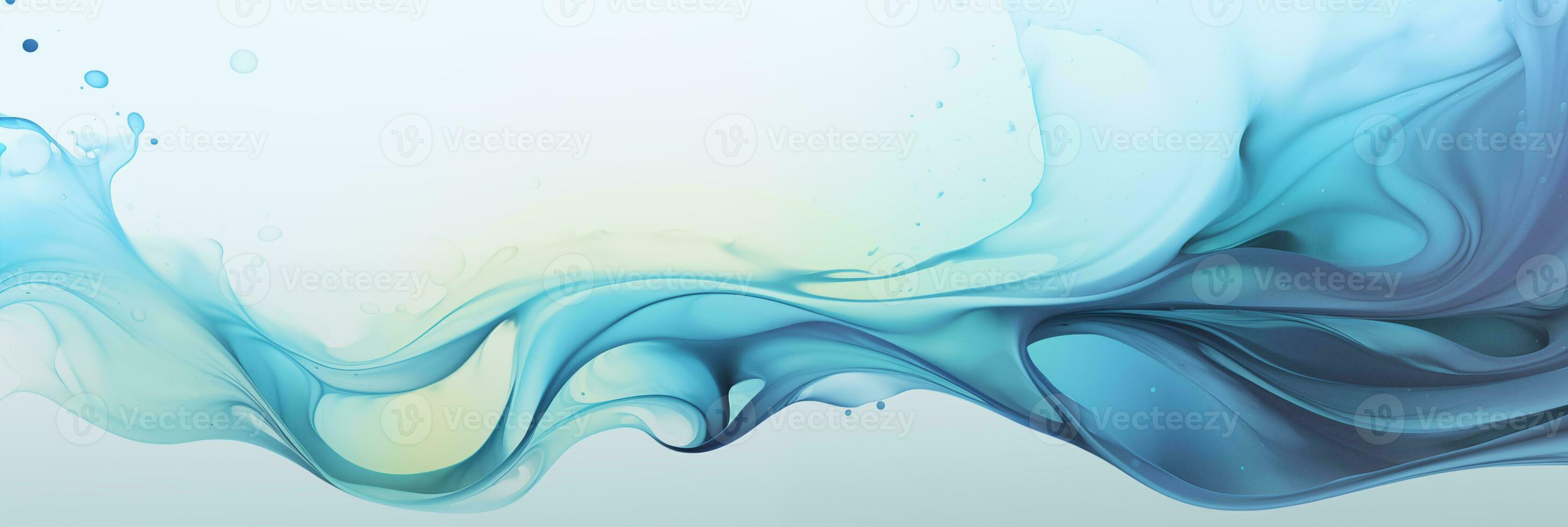Fluid art background banner, liquid, marble, gorizontal print, space for text photo