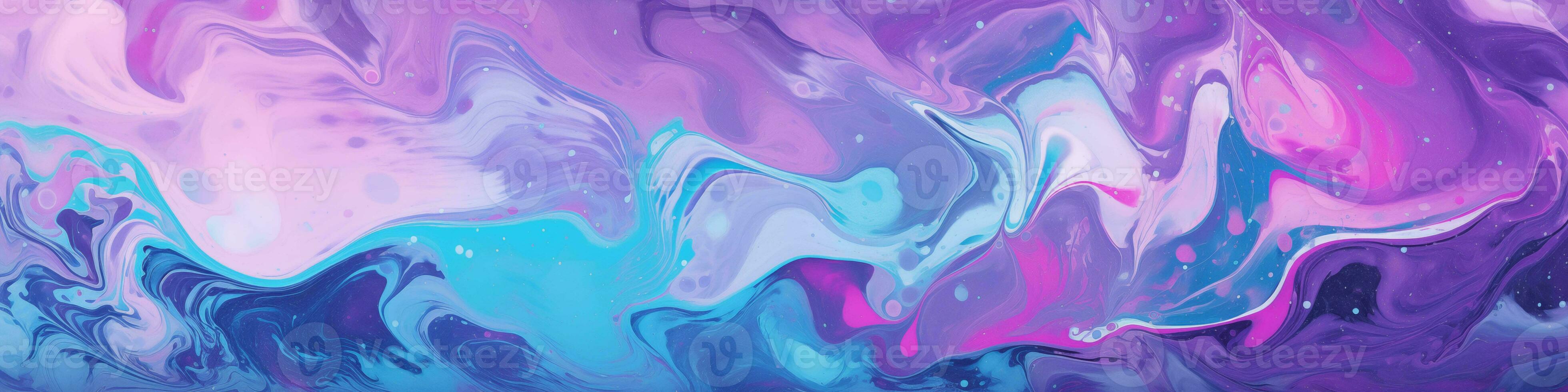 Fluid art background banner, liquid, marble, gorizontal print, space for text photo