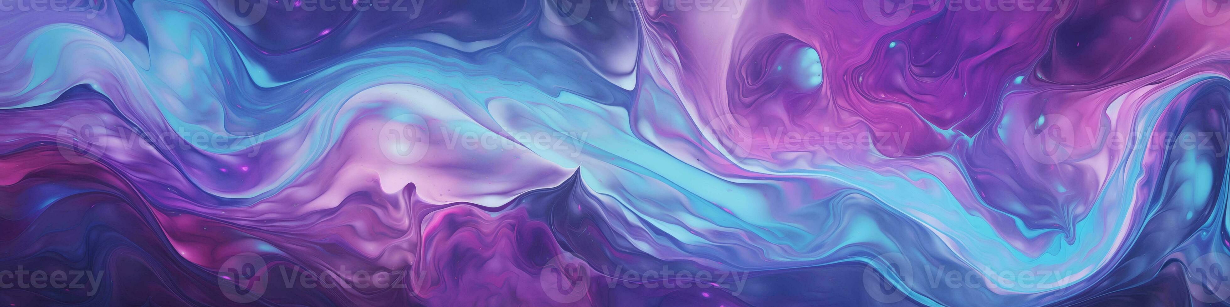 Fluid art background banner, liquid, marble, gorizontal print, space for text photo