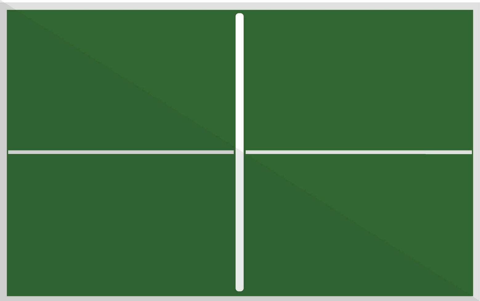 Field for playing tennis, court for players vector