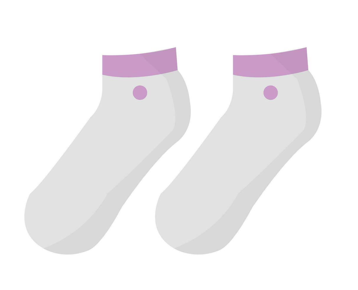 Fashionable, stylish socks for women or girls vector