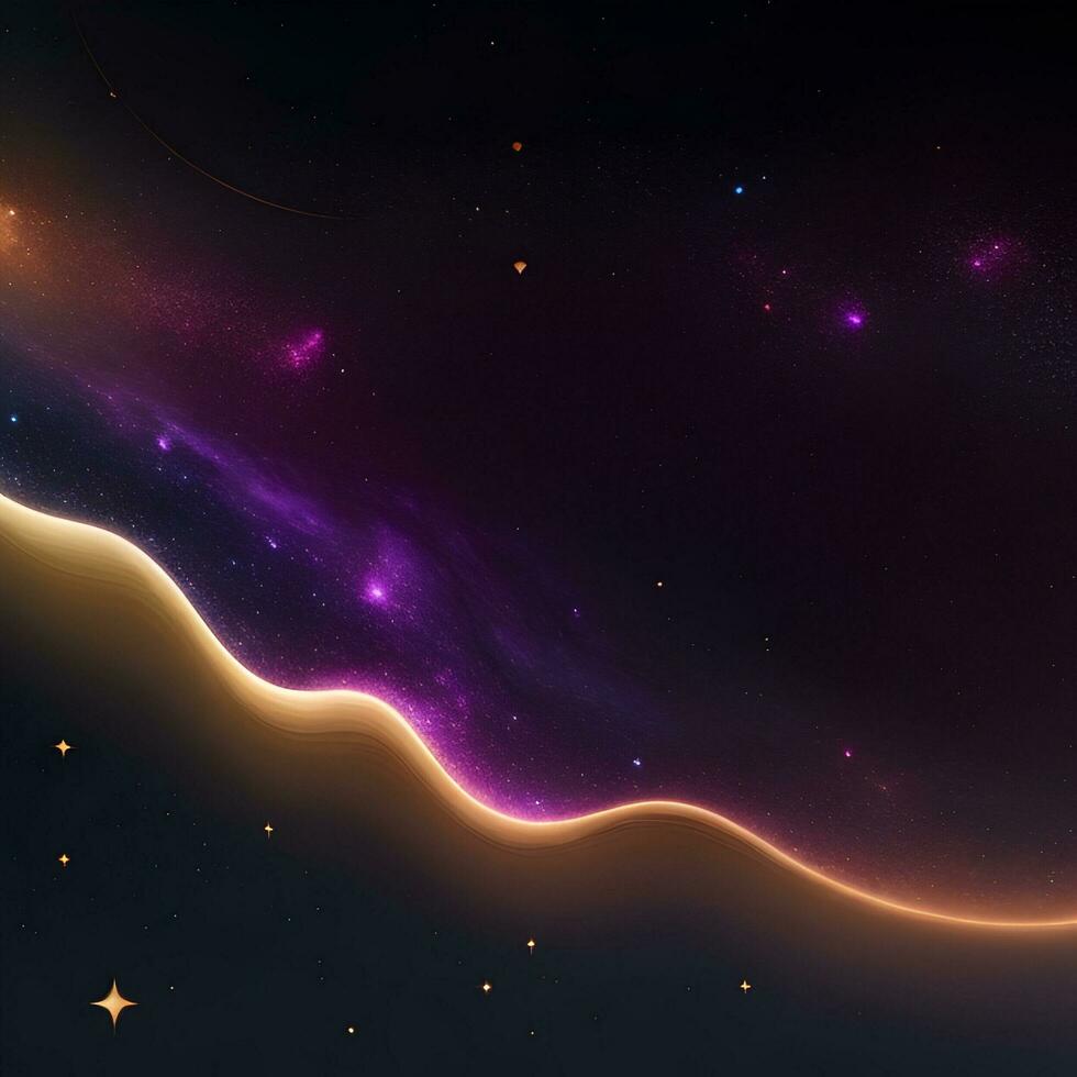 a minimalist yet luxurious abstract galaxy background that uses a refined color palette and subtle metallic accents photo