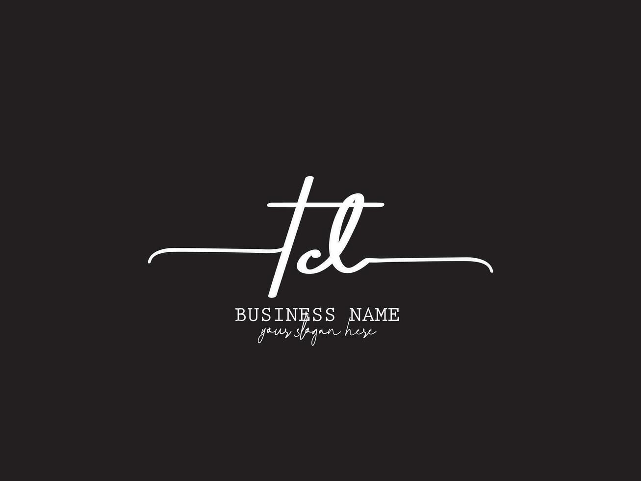 Modern Td Feminine Logo Icon, Signature TD Logo Letter Design vector