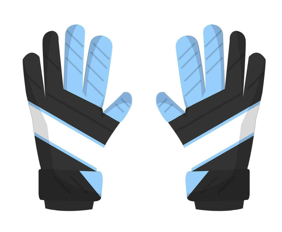 Deportes guantes para proteger manos, ropa pedazo vector