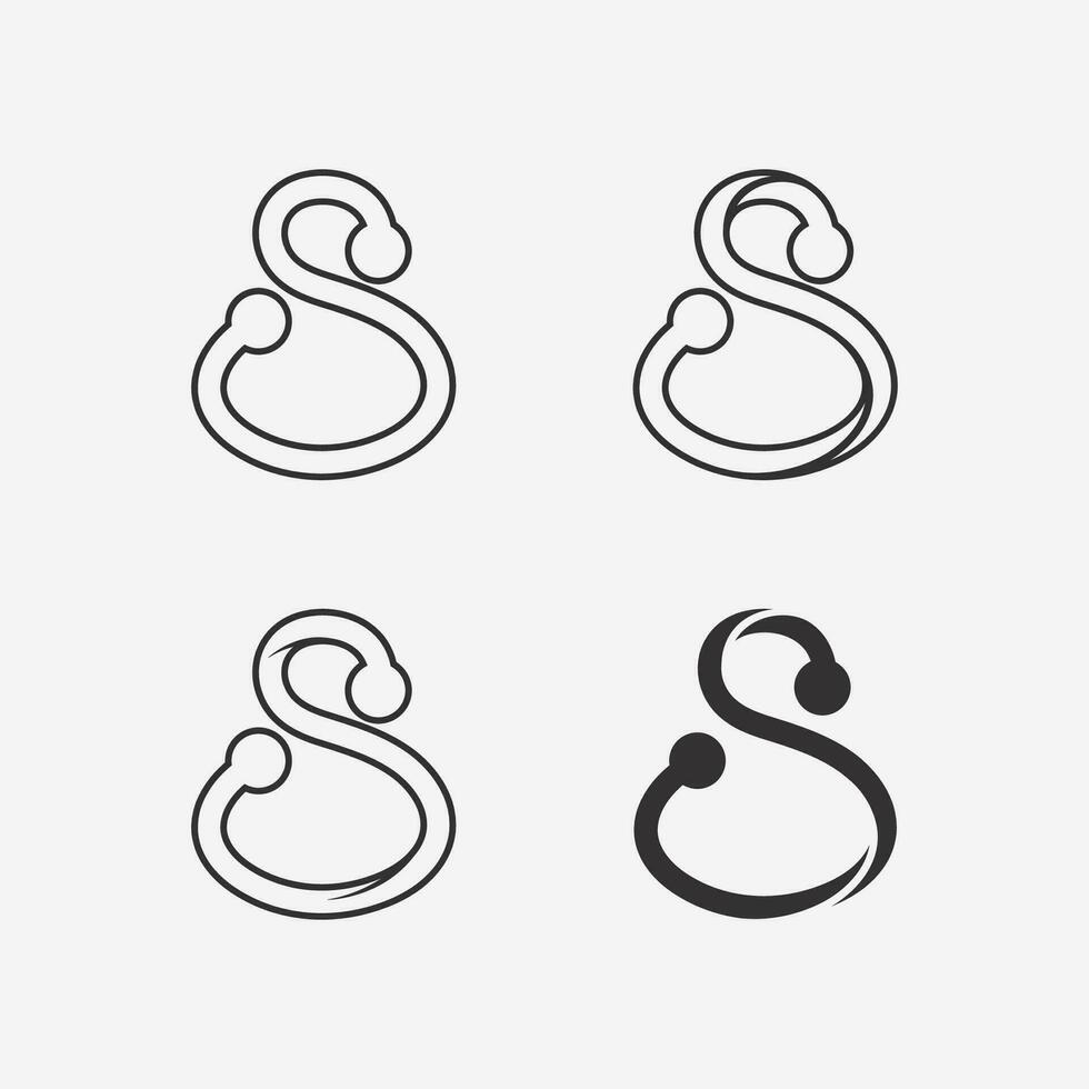Business corporate S letter logo vector