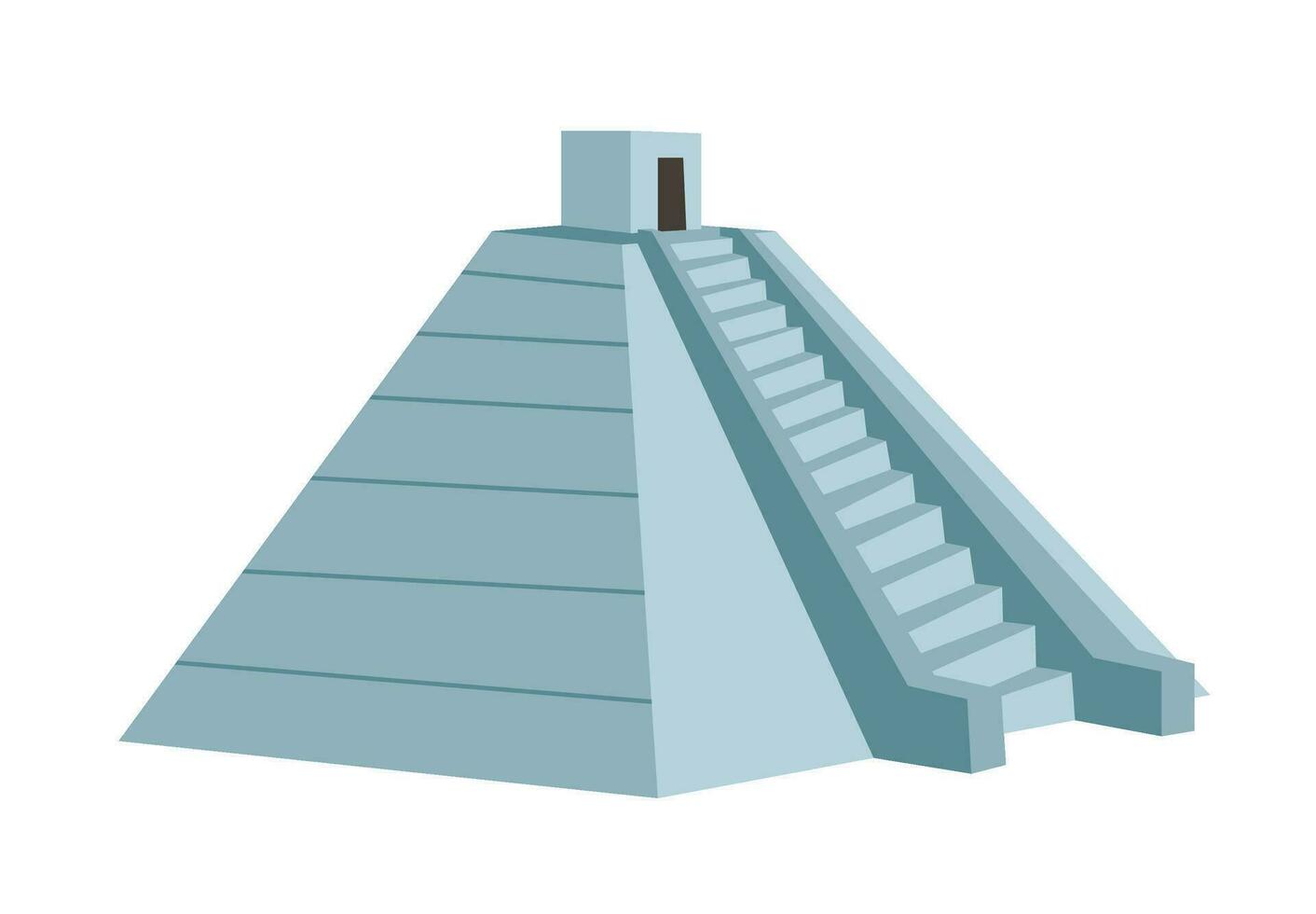 Ancient achitecture of Machu Pikchu city vector