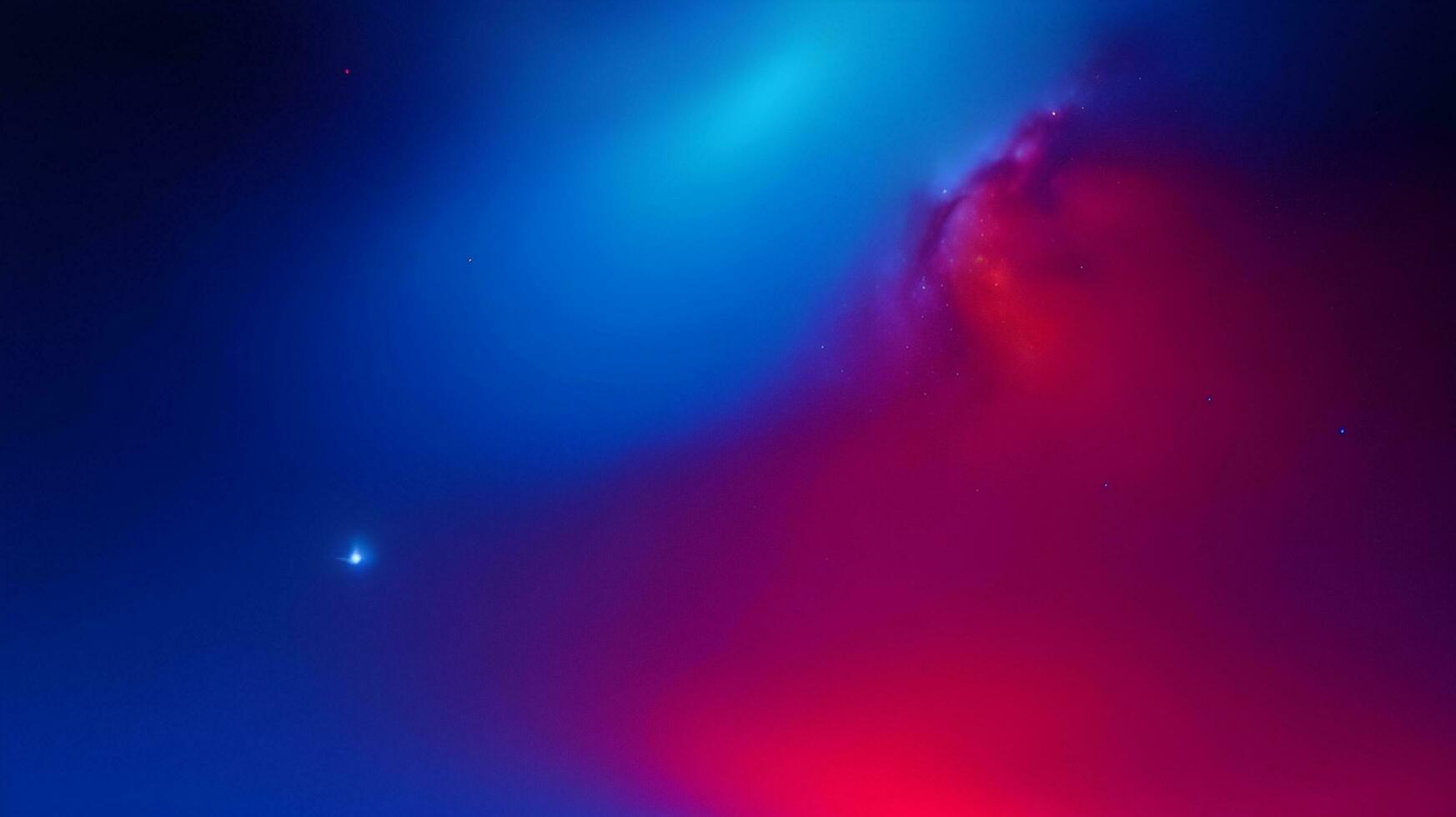 minimalist blue and red galaxy artwork background that uses subtle gradients photo