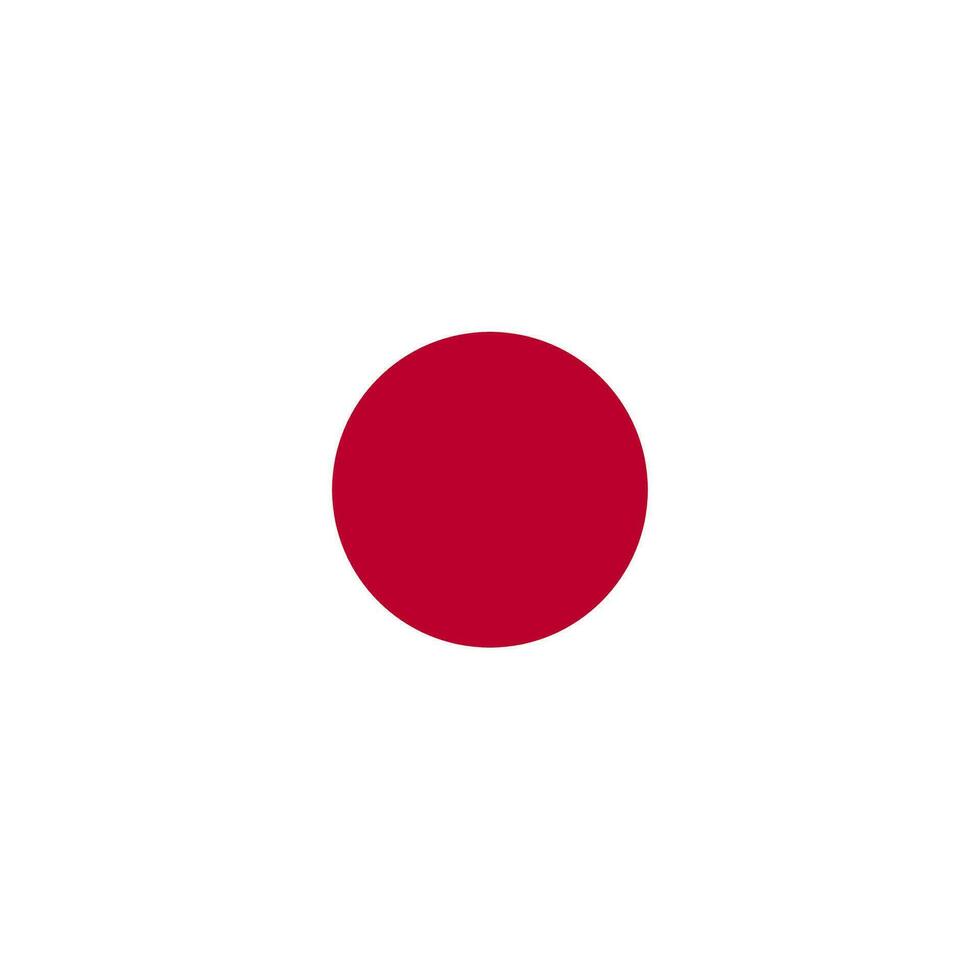 national country flag of japan vector