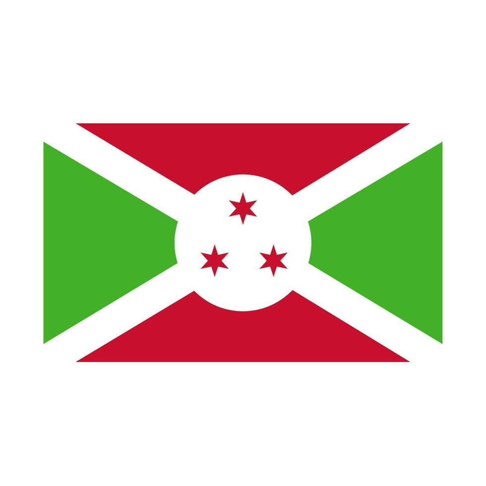 nacional país bandera de Burundi vector