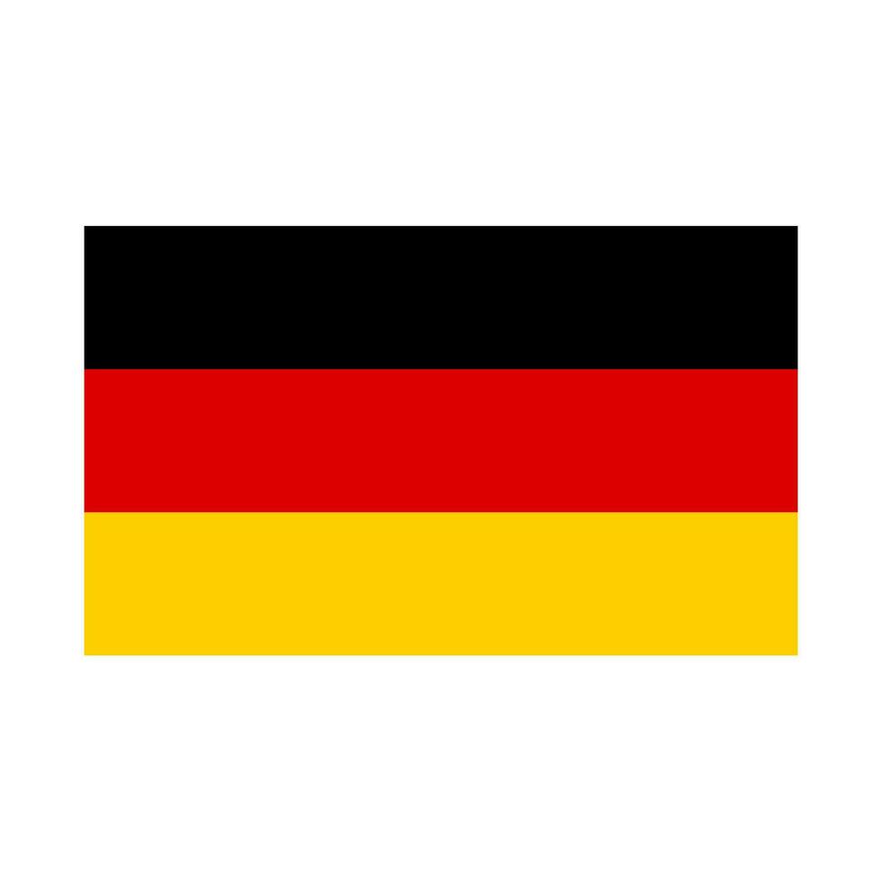 national country flag of jerman vector