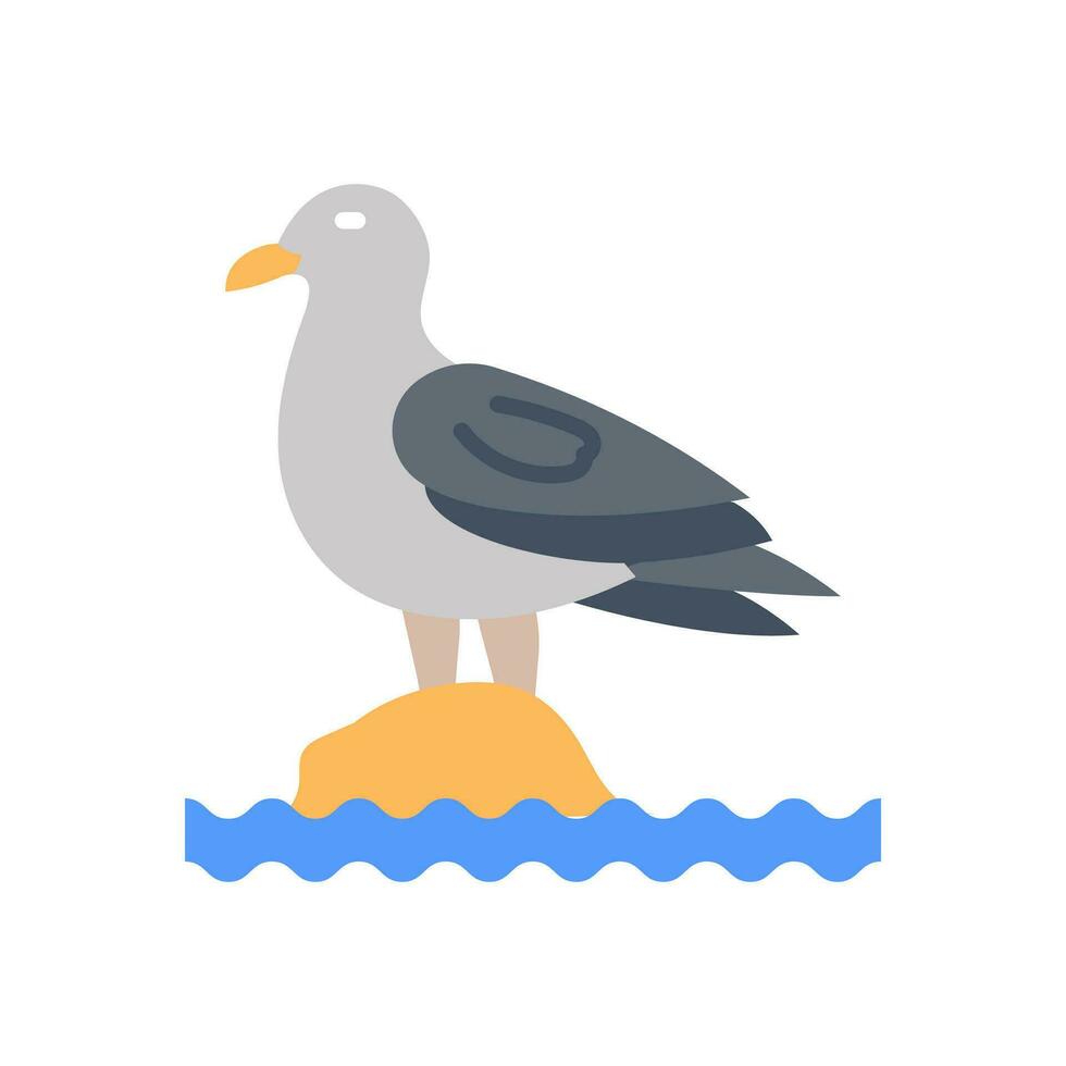 Sea Gull icon in vector. Illustration vector