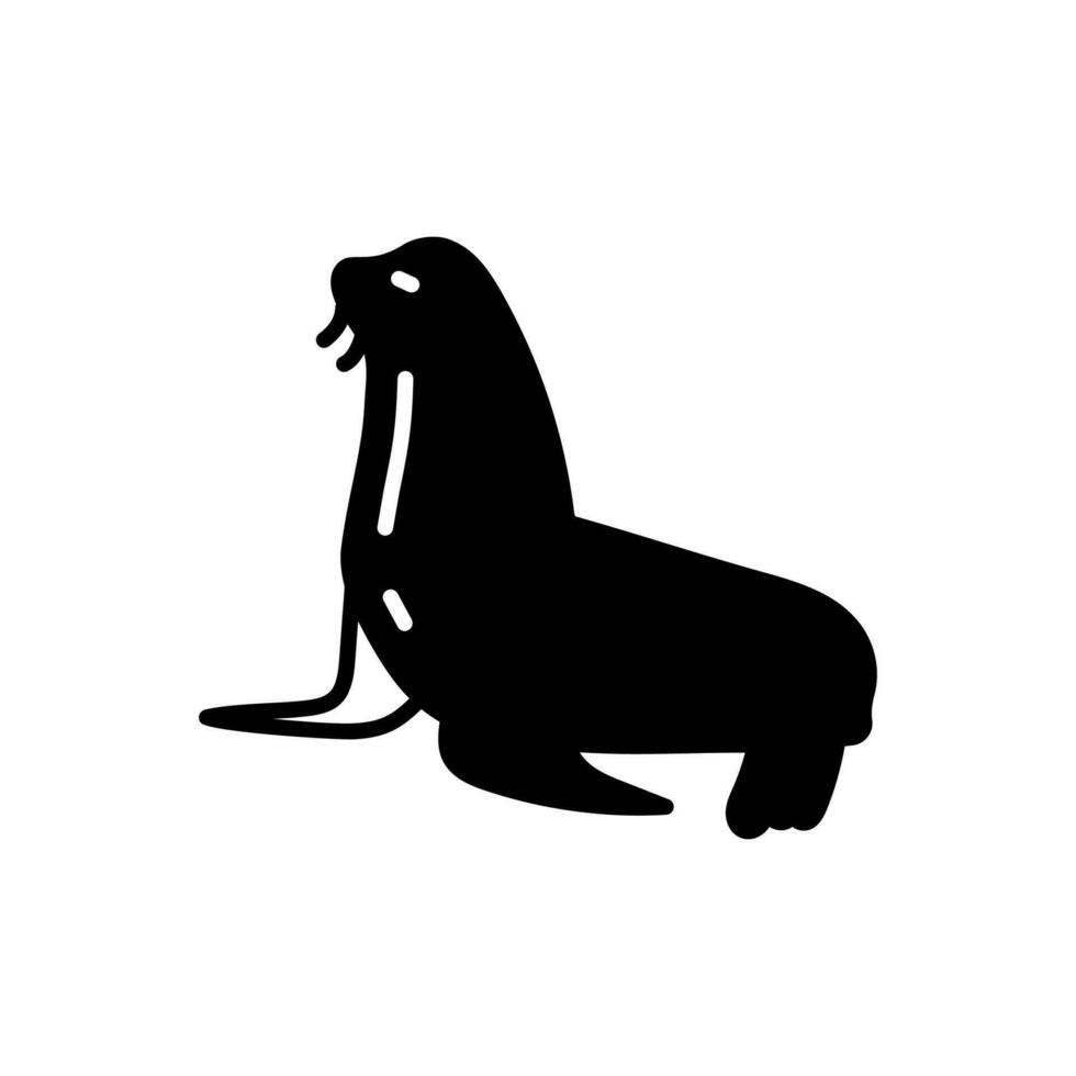 Sea Lion icon in vector. Illustration vector