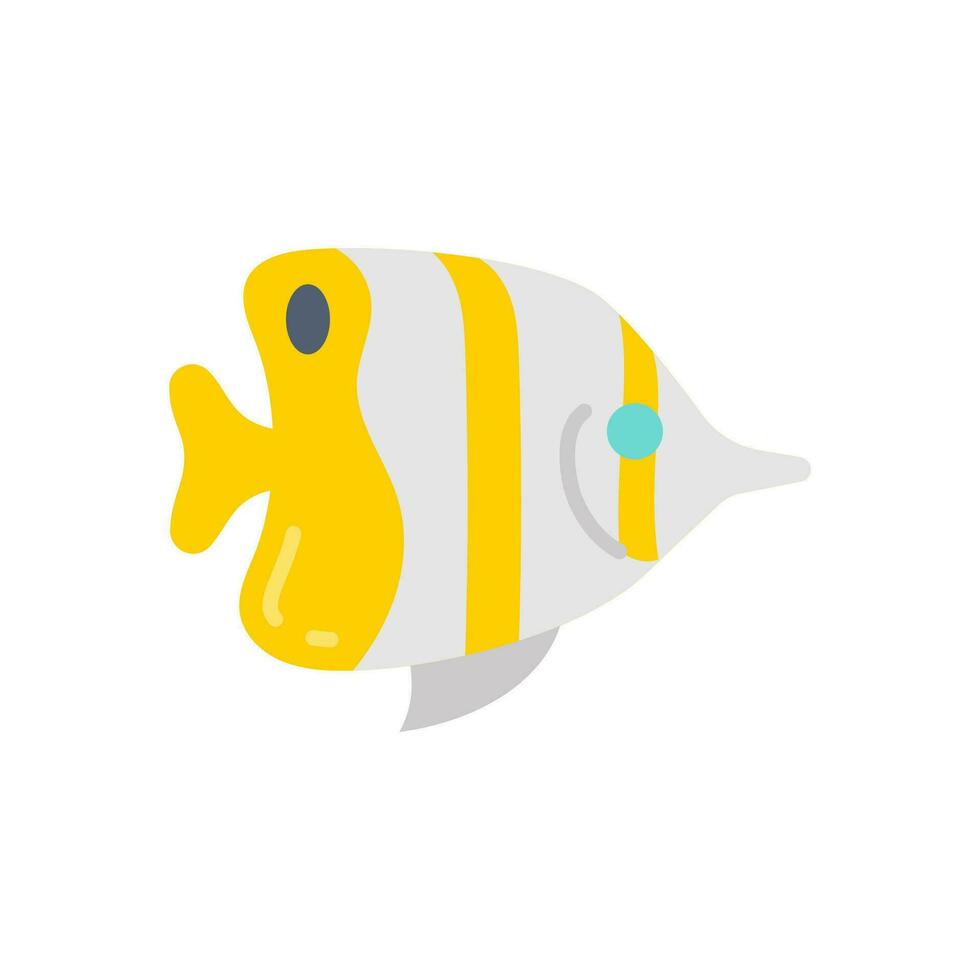 tropical pescado icono en vector. ilustración vector
