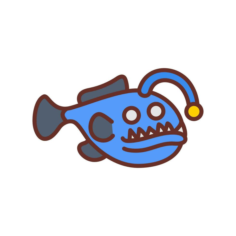 Lantern Fish icon in vector. Illustration vector