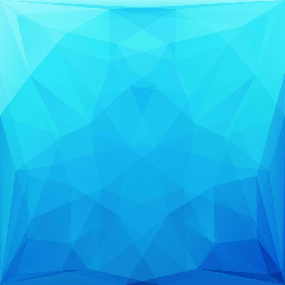 blue abstract background with triangles vector