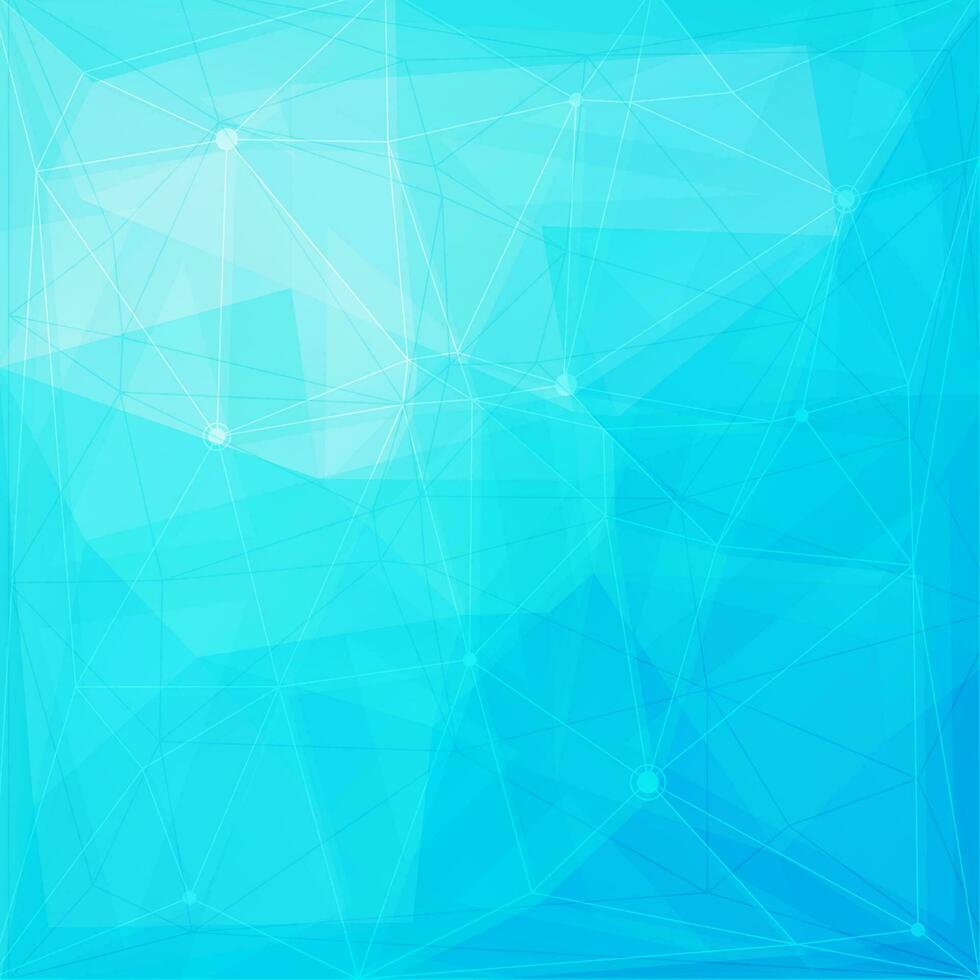 abstract blue background with polygonal shapes vector