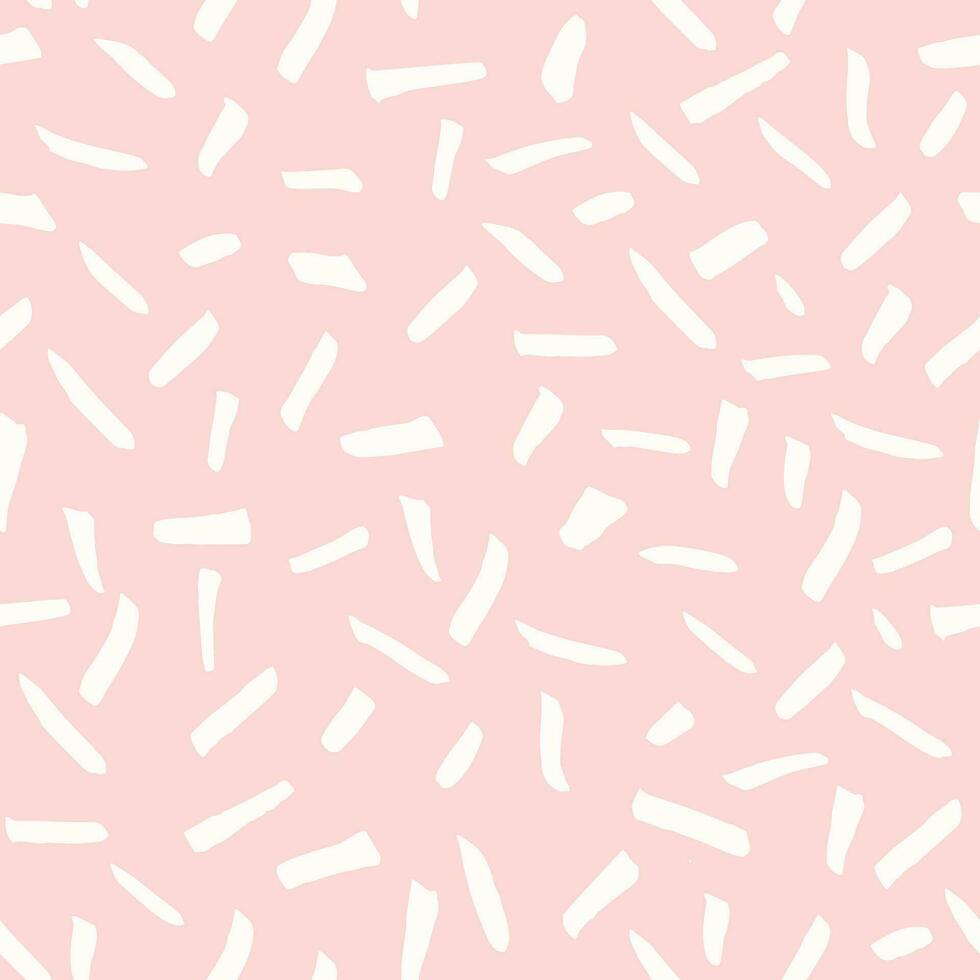 a pink and white hand drawn art texture pattern vector