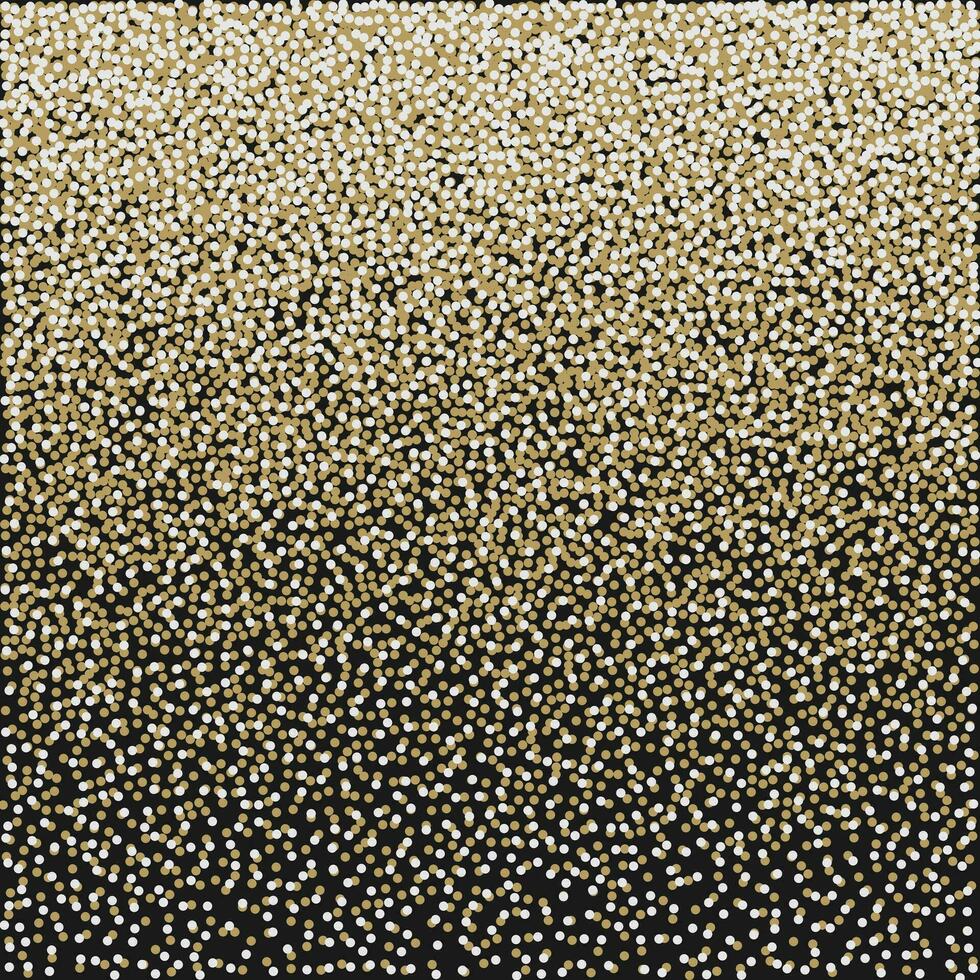 a black and gold background with many small gold dots vector