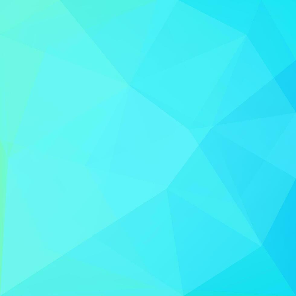 blue and green geometric background with triangles vector