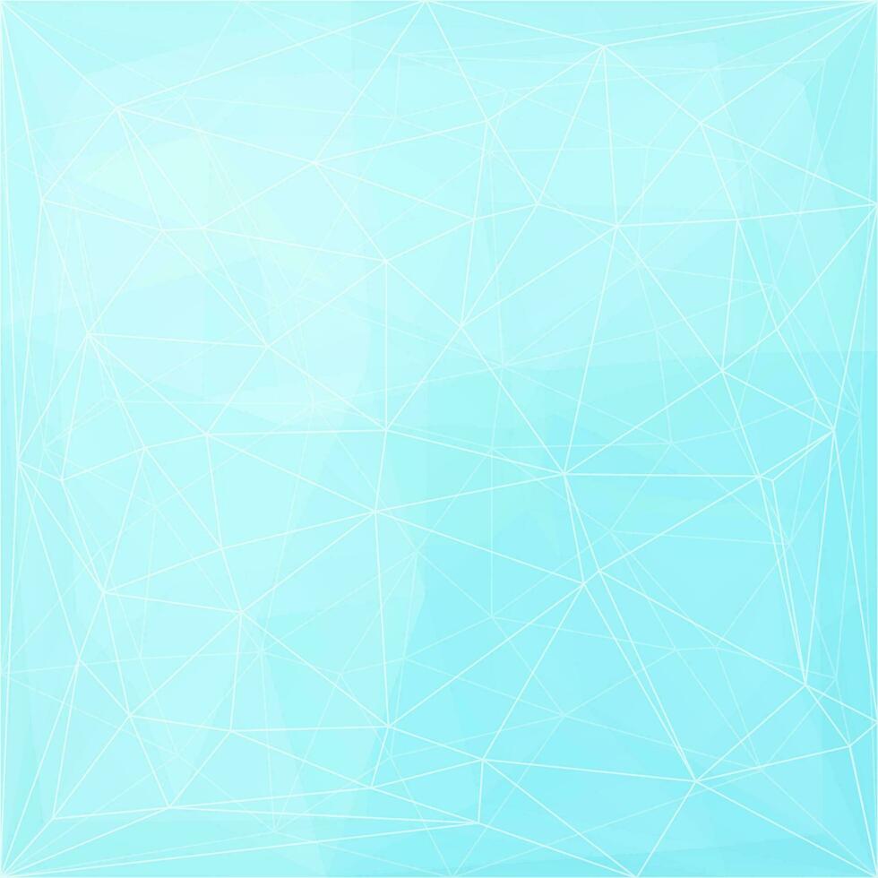 abstract blue polygonal background with a white background vector