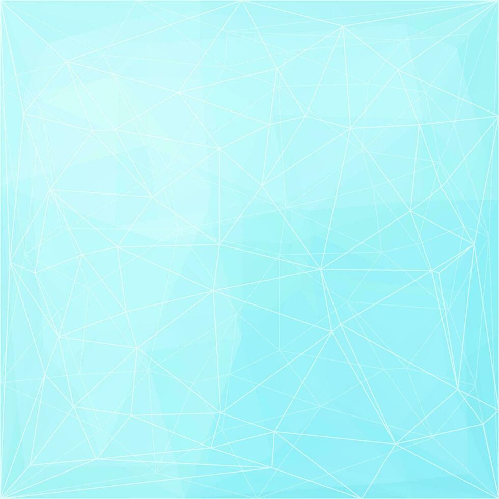 abstract blue polygonal background with a white background vector