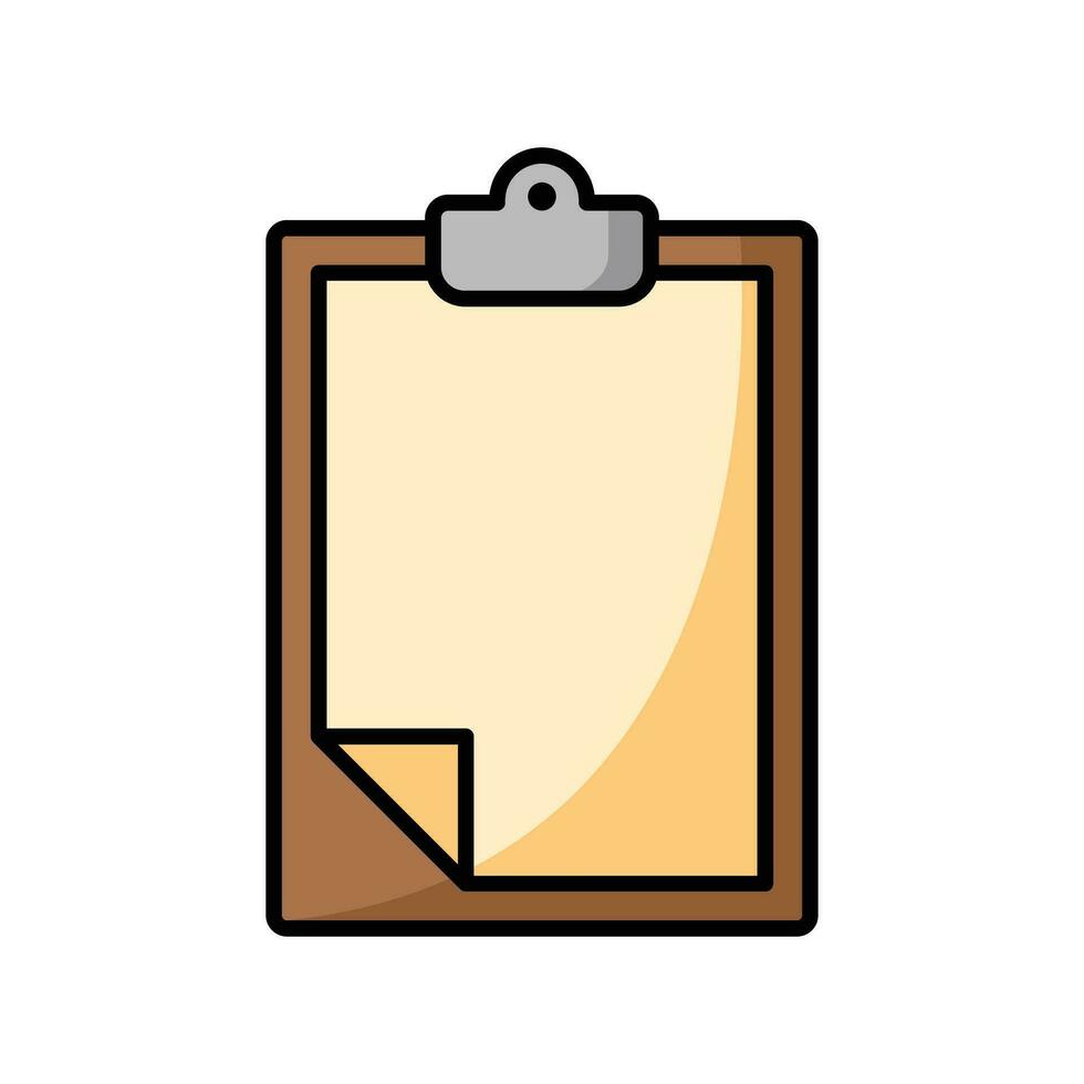 clipboard icon vector design template simple and clean