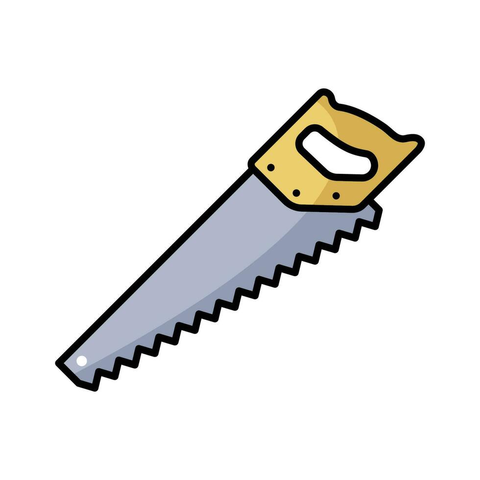 hand saw icon vector design template simple and clean