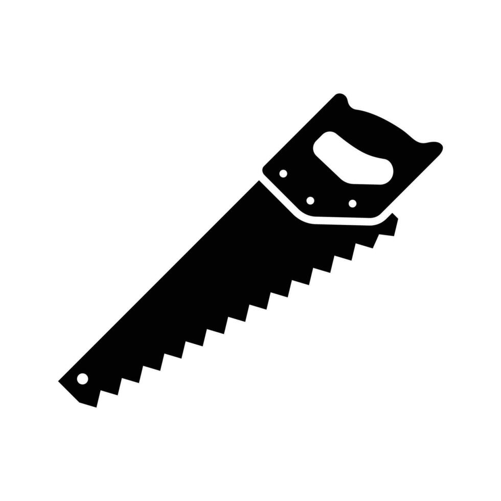 hand saw icon vector design template simple and clean