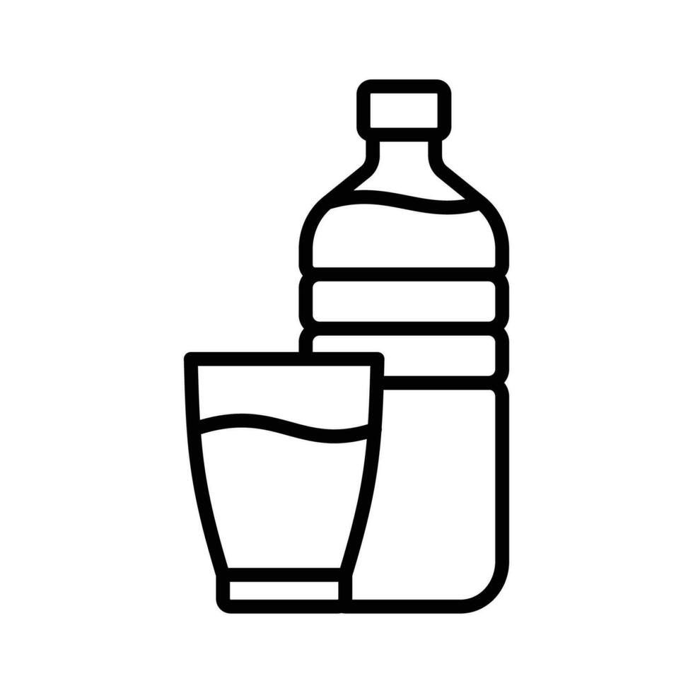 water bottle icon vector design template simple and clean