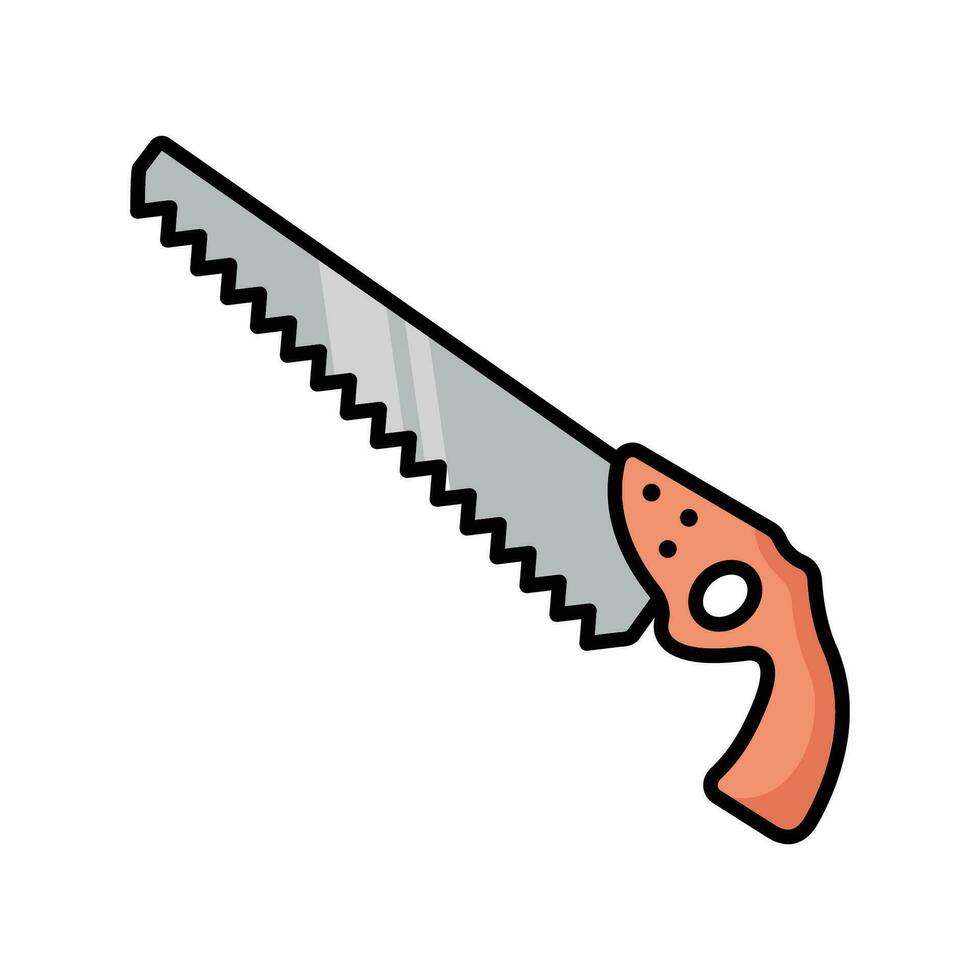 hand saw icon vector design template simple and clean