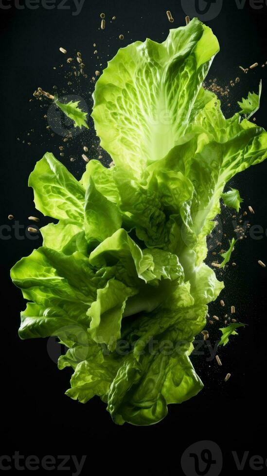 AI Generative a photo of lettuce