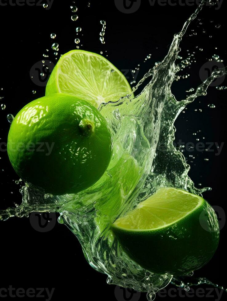 AI Generative a photo of lime