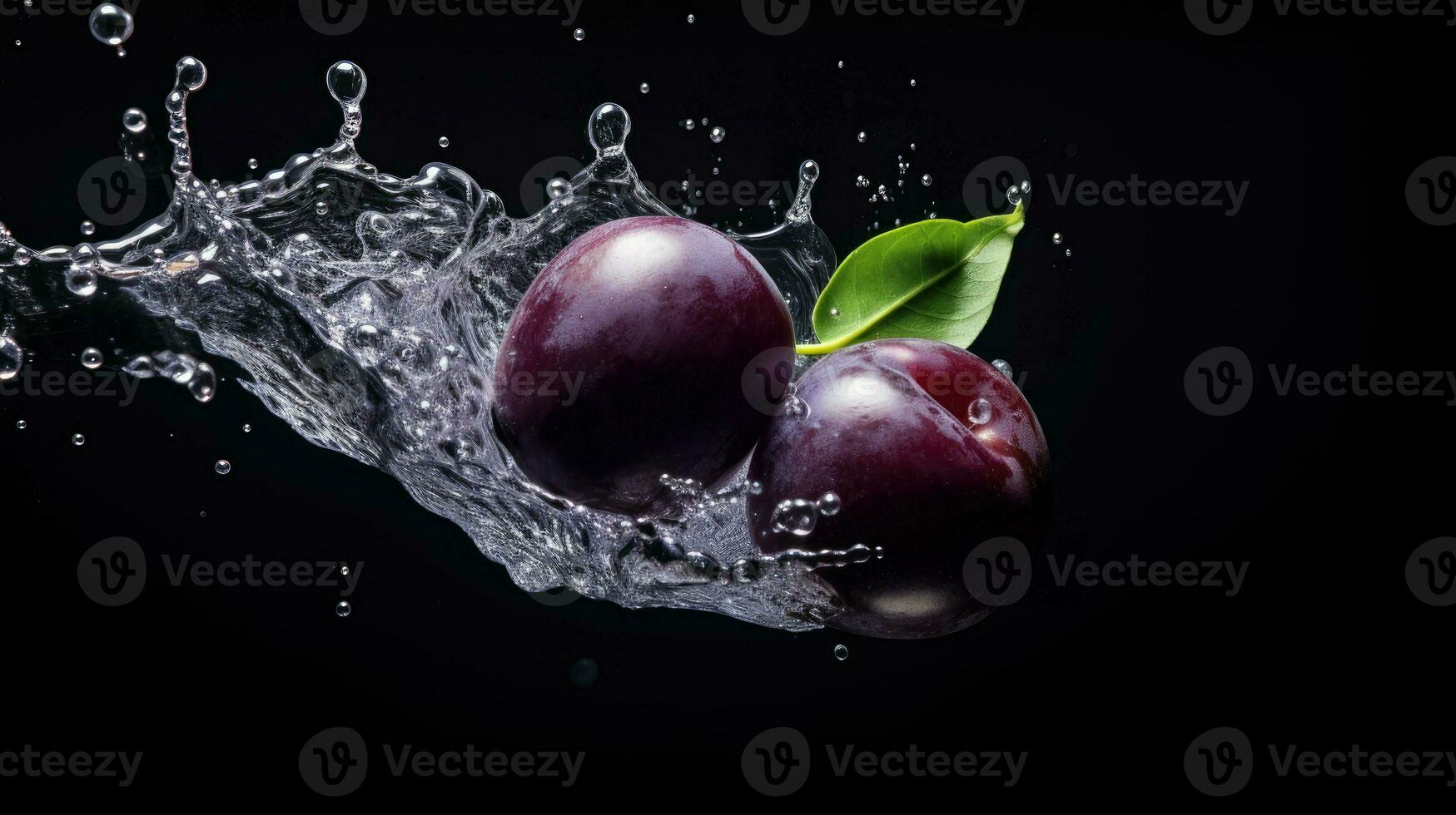 AI Generative a photo of plum