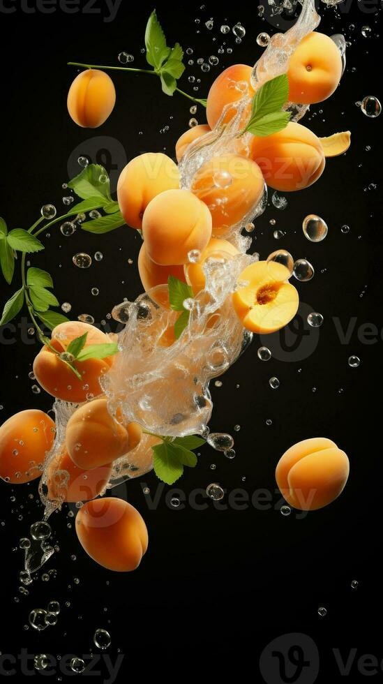 AI Generative a photo of apricot