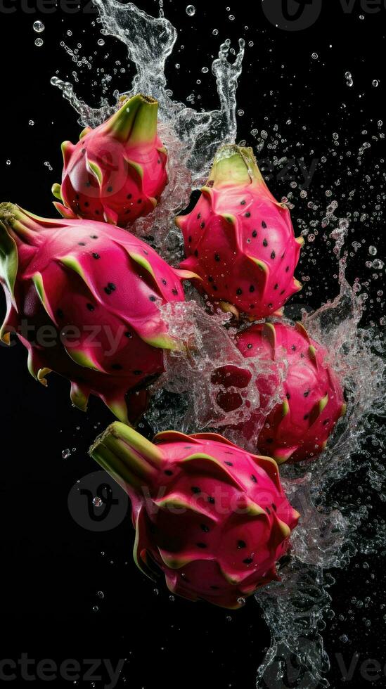 AI Generative a photo of dragonfruit