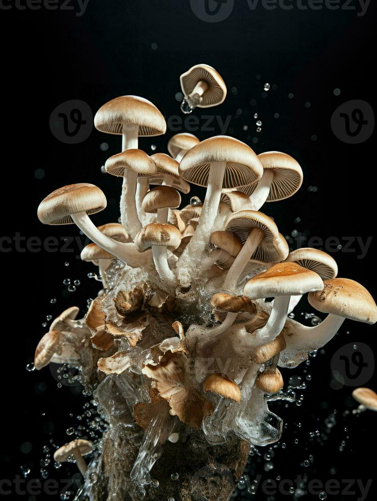 AI Generative a photo of mushrooms