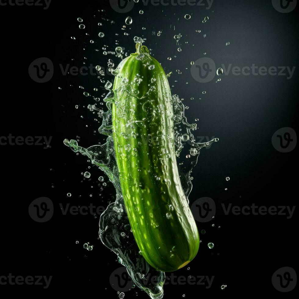 AI Generative a photo of cucumber