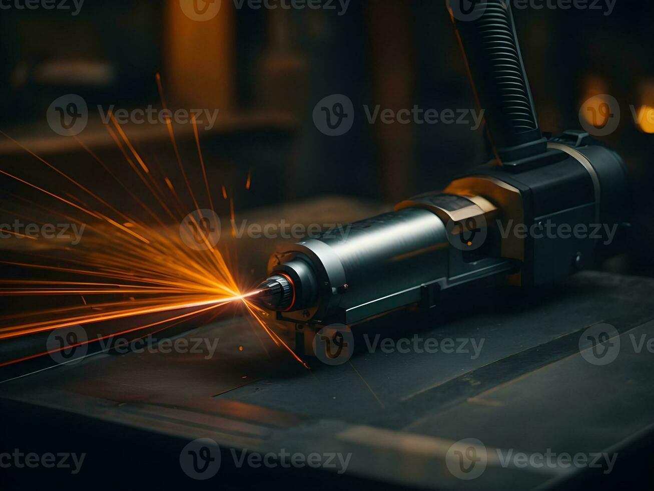 Smart industry robot arm for digital factory technology showing automation photo