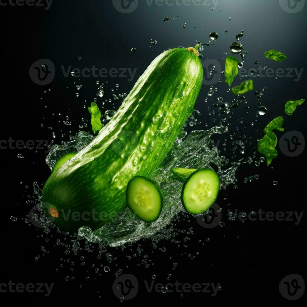 AI Generative a photo of cucumber