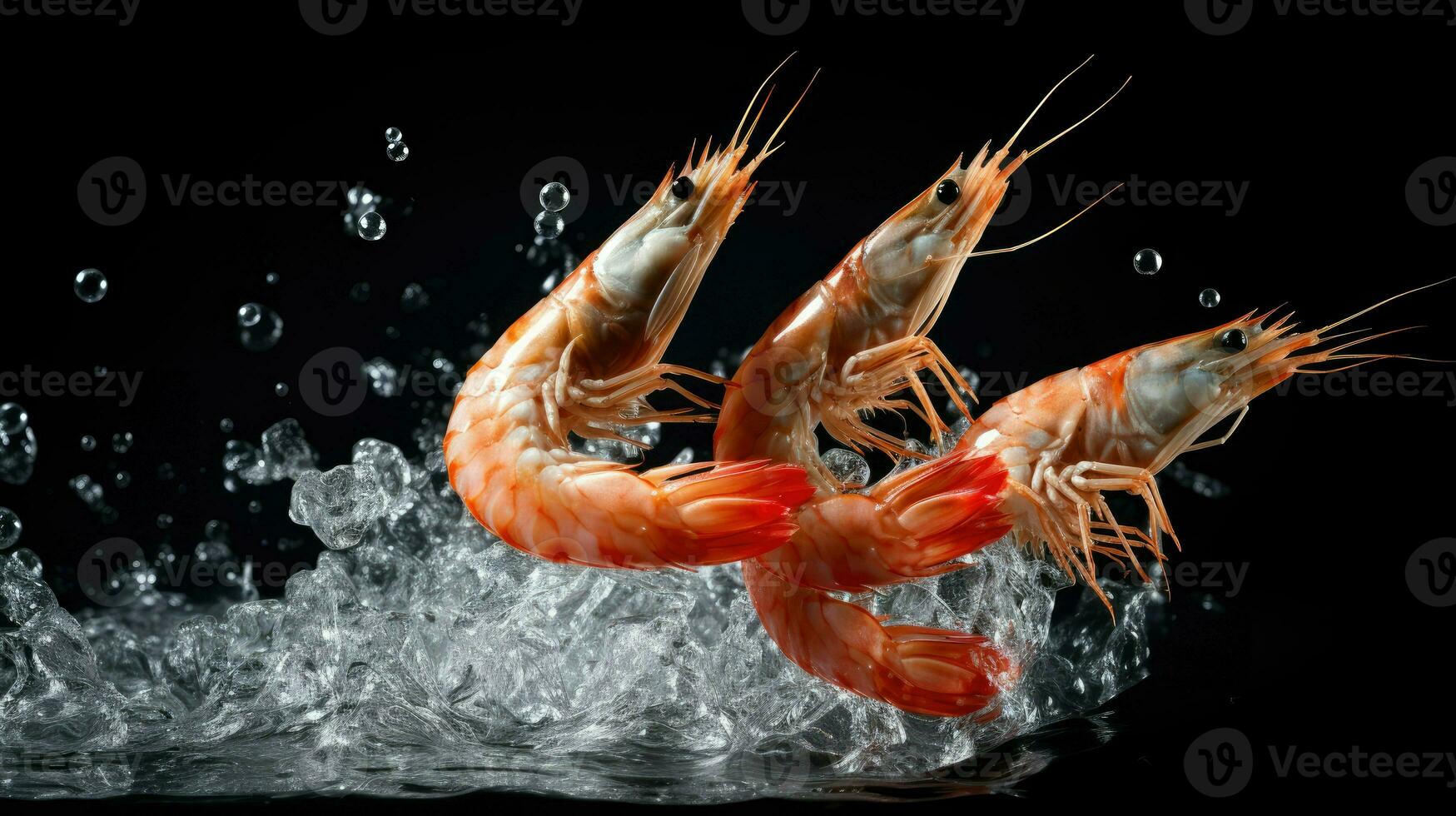 AI Generative a photo of shrimp