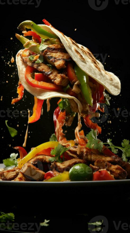 AI Generative a photo of fajitas