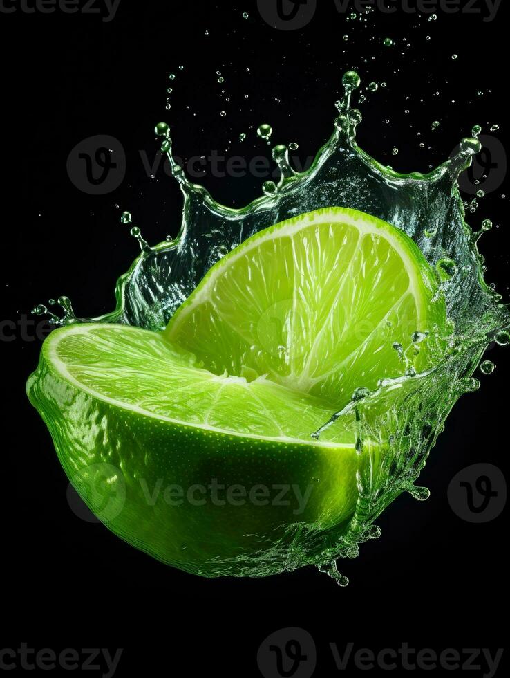 AI Generative a photo of lime