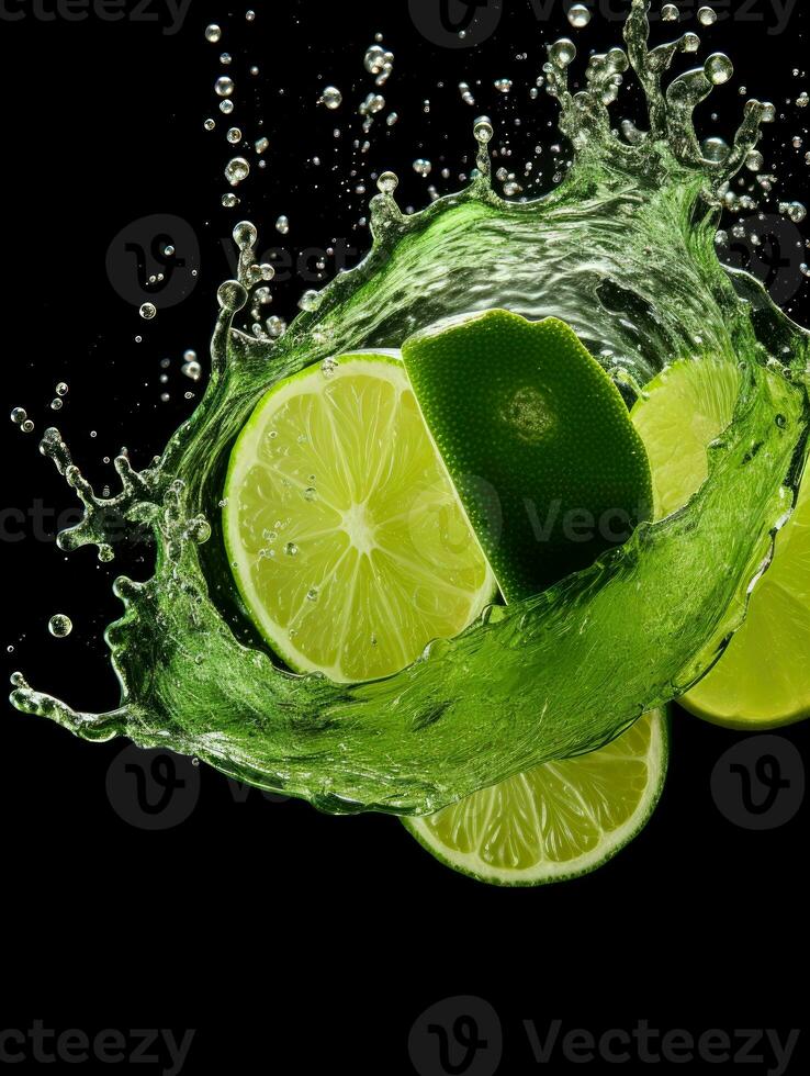 AI Generative a photo of lime